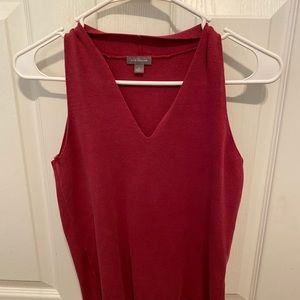 V neck sweater tank